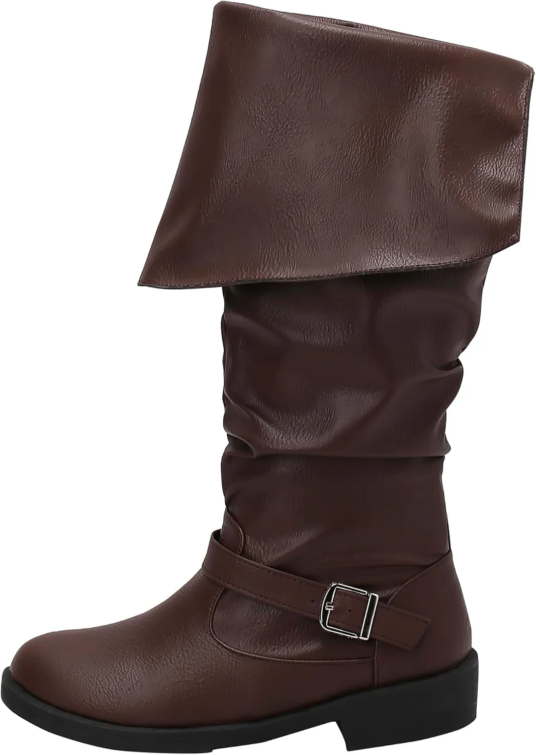 ACE SHOCK Men's Medieval Pirate Boots Renaissance Cosplay Boot for Men Halloween Costume Shoes