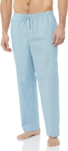 Amazon Essentials Men's Straight-Fit Woven Pajama Pant with Pockets