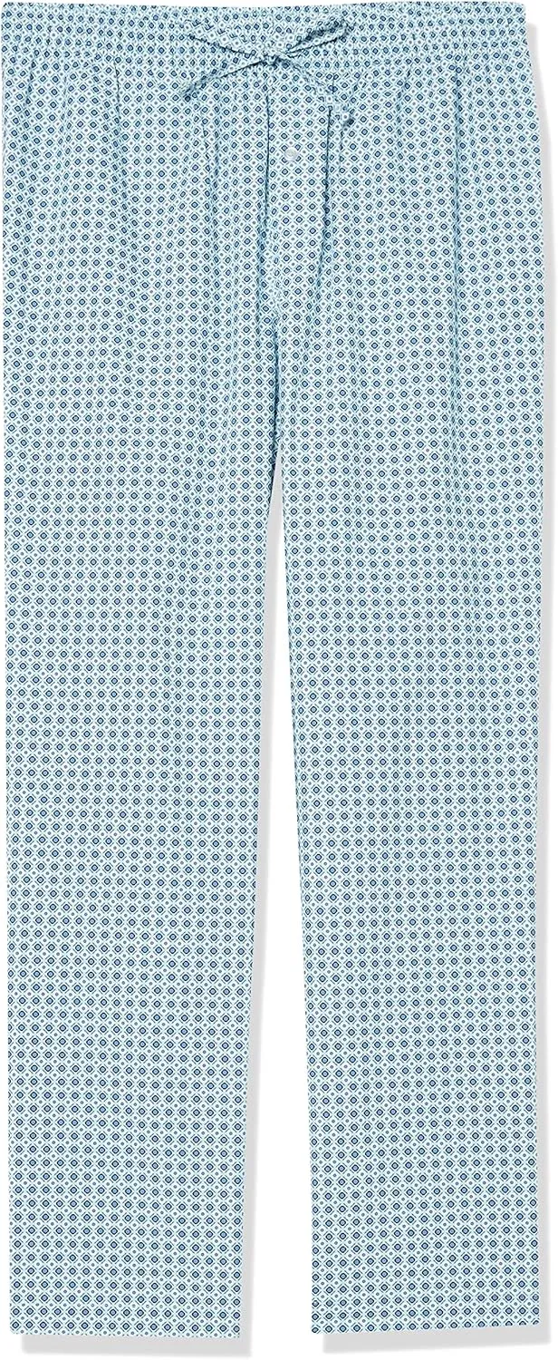 Amazon Essentials Men's Straight-Fit Woven Pajama Pant with Pockets