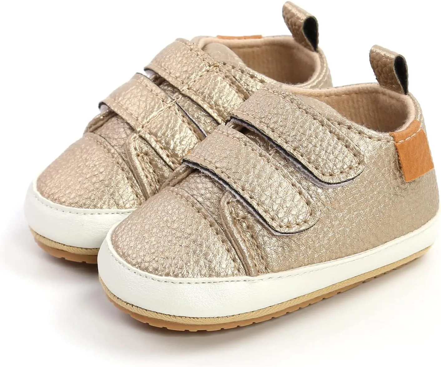 Clowora Baby Boys Girls Shoes Non-Slip Rubber Sole Sneakers Infant First Walking Toddler Crib Shoes Newborn Loafers Flats.
