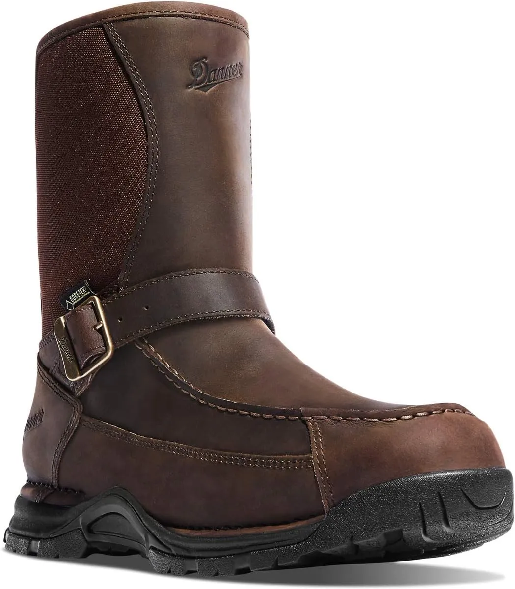 Danner Sharptail 10 Rear-Zip Hunting & Upland Hiking Boots for Men - Waterproof Full-Grain Leather & 900D Nylon with Gore-Tex & Traction Outsole