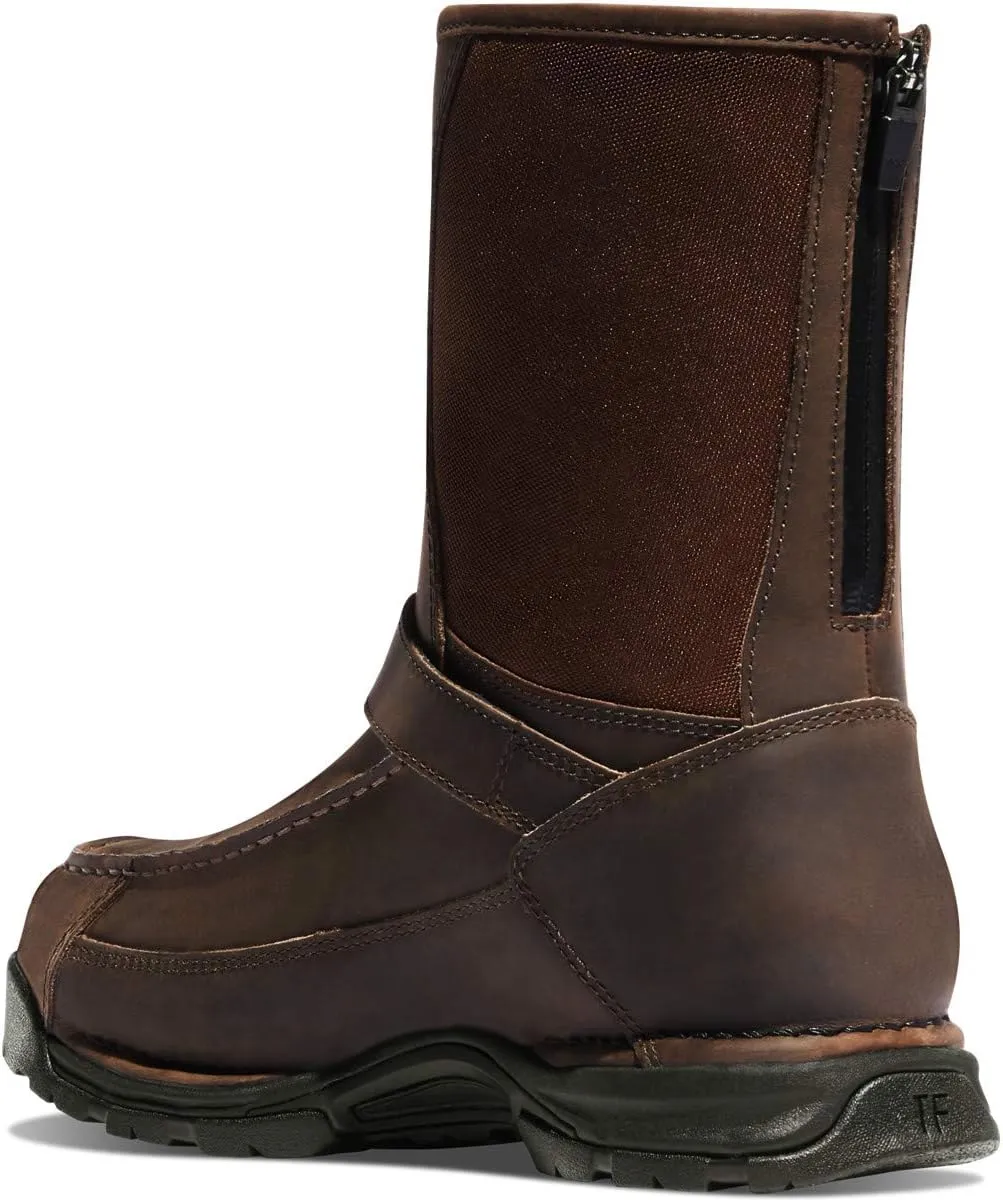 Danner Sharptail 10 Rear-Zip Hunting & Upland Hiking Boots for Men - Waterproof Full-Grain Leather & 900D Nylon with Gore-Tex & Traction Outsole
