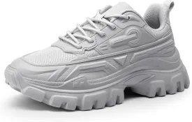 DREAM PAIRS Women Chunky Fashion Sneakers Platform Bold Lace-Up Comfortable Sneakers.