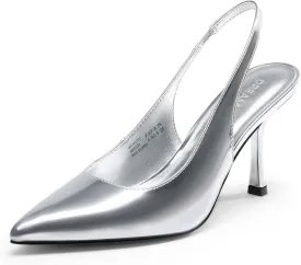 DREAM PAIRS Women's Heels Slingback Stiletto Pumps Shoes Pointed Closed Toe Kitten Heels Dress Bridal Elegant Wedding Sexy Party