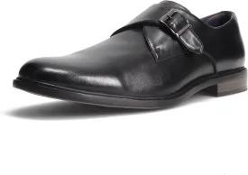 Gunnar and Troy Maverick Mens Dress Shoes Oxford | Single Monk Strap Dress Shoes for Men | Classic Wingtip Oxford Silhouette with Leather Uppers