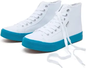 hash bubbie Unisex Canvas High top Sneakers Women's Classic Fashion High Tops Canvas Shoes Casual Tennis Shoes for Men