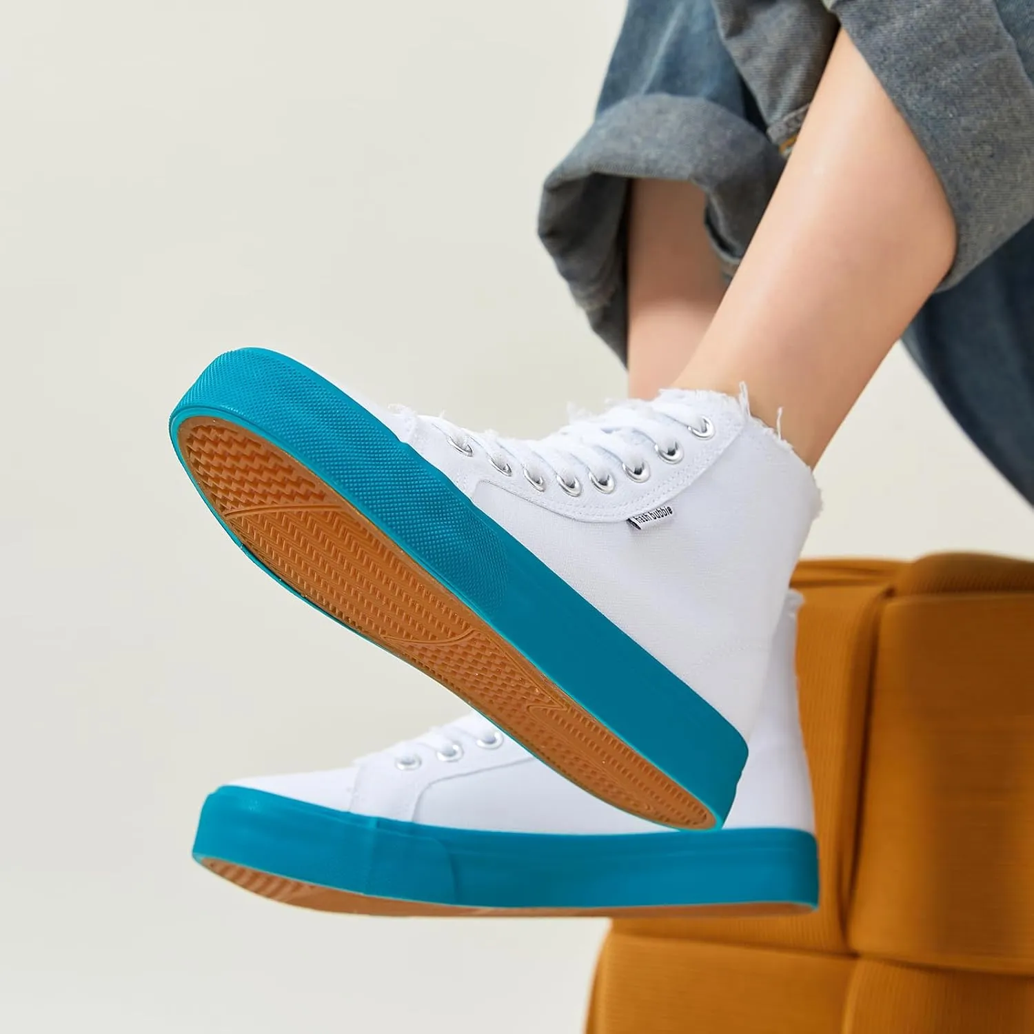 hash bubbie Unisex Canvas High top Sneakers Women's Classic Fashion High Tops Canvas Shoes Casual Tennis Shoes for Men