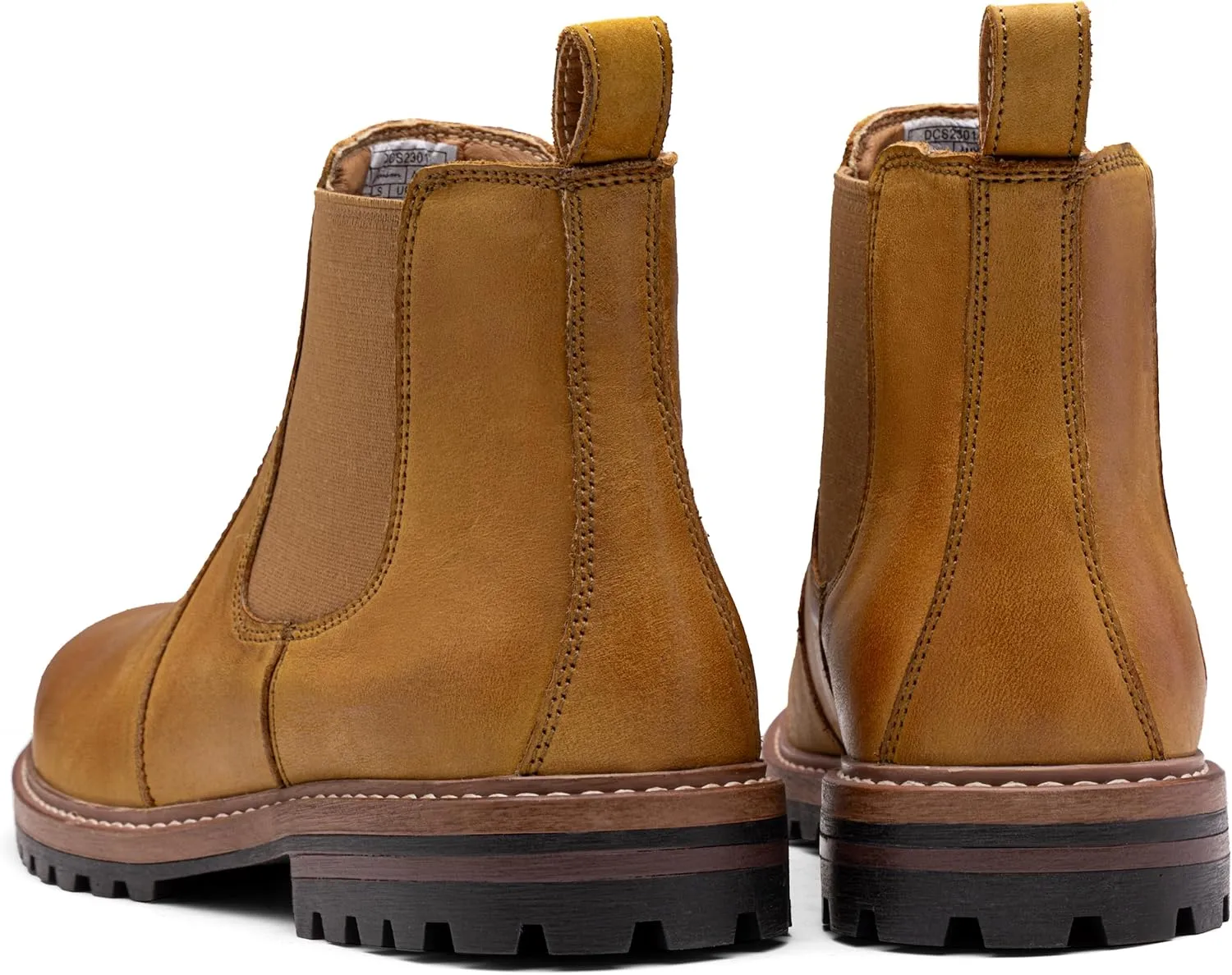 Jousen Chelsea Boots Men Lightweight Mens Boots Classic Slip On Boots Casual Boots for Men
