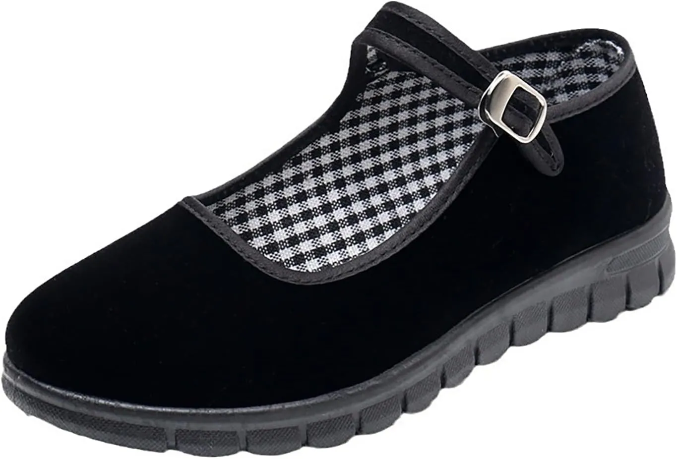 Mary Jane Shoes Women Velvet Flats ShoesChinese Shoes Yoga Ballet Dance Shoes