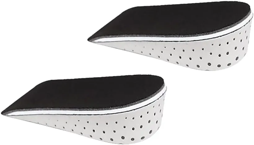 Memory Foam Height Increase Insoles Invisible Shoe Lifts Heel Inserts Elevation Footwear Cushion Foot Pads Shoe Inserts Soft Breathable Replacement Inserts 4.3cm
