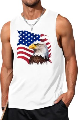 Mens Tank Tops Beach Summer Sleeveless Shirts Graphic Palm Tree Vacation Tanks Muscle Gym Tank Top