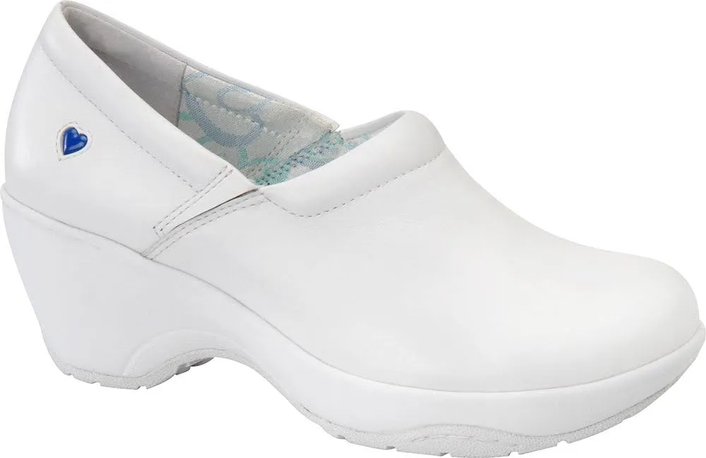 Nurse Mates Bryar Shoes | Full-Grain Leather | Slip-Resistant | Comfort Support | Black