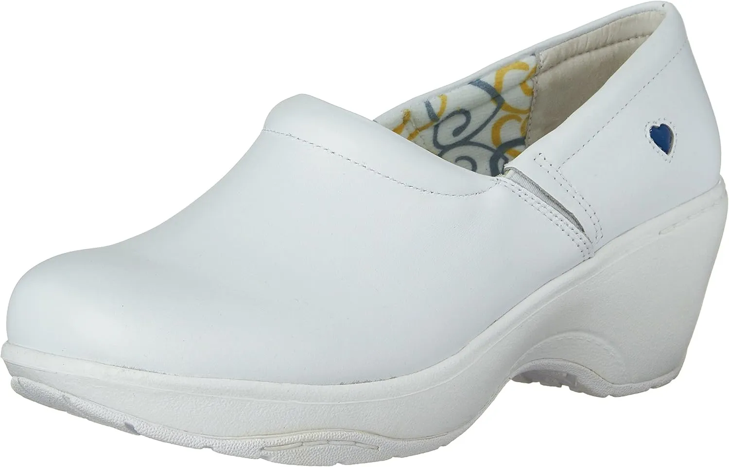Nurse Mates Bryar Shoes | Full-Grain Leather | Slip-Resistant | Comfort Support | Black