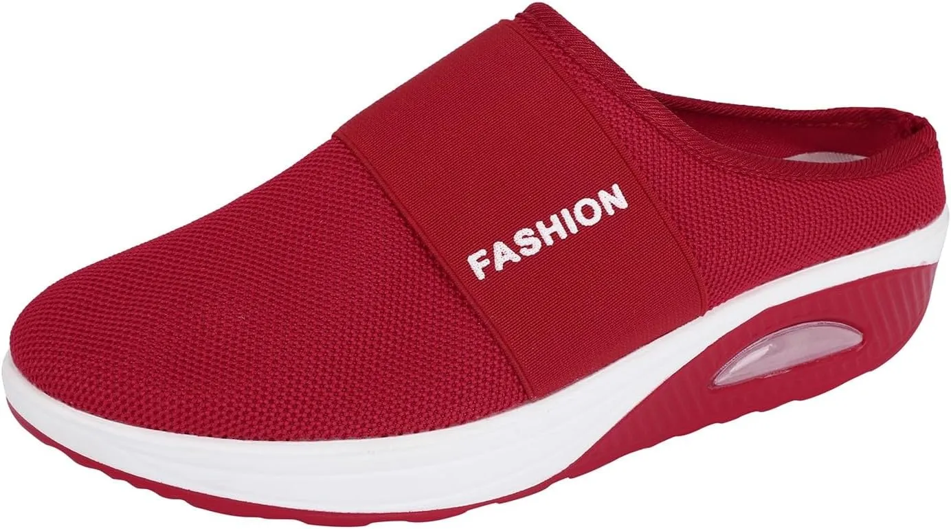 Women's Slip-on Mule Sneakers Lightweight Slip On Shoes Women Wide Width Men Casual Shoes Men's Fashion Sneakers Black Tennis Shoe Trainers Shoe